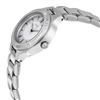 Image 2 : NEW DKNY 28MM BAGUETTE CRYSTAL BEZEL MSRP $209 SILVER TONE DIAL ST. STEEL WATCH. JEWELLERY.