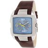 Image 1 : NEW DIESEL BLUE DIAL/BROWN LEATHER BAND MSRP$249 UNISEX WATCH. JEWELLERY.