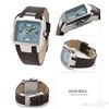 Image 3 : NEW DIESEL BLUE DIAL/ BROWN LEATHER BAND MSRP $249 UNISEX WATCH. JEWELLERY.