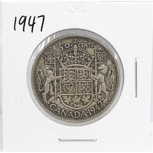 1947 SILVER CANADA 50 CENTS COIN