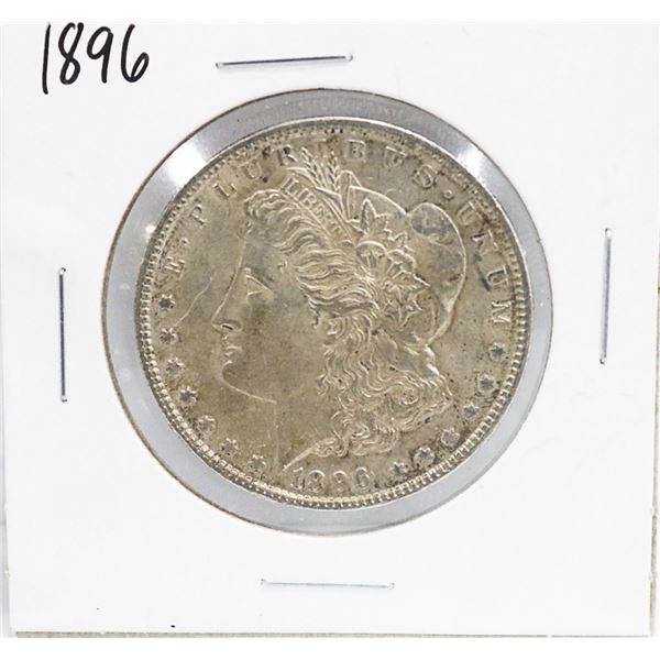 1896 SILVER USA MORGAN $1 DOLLAR COIN
