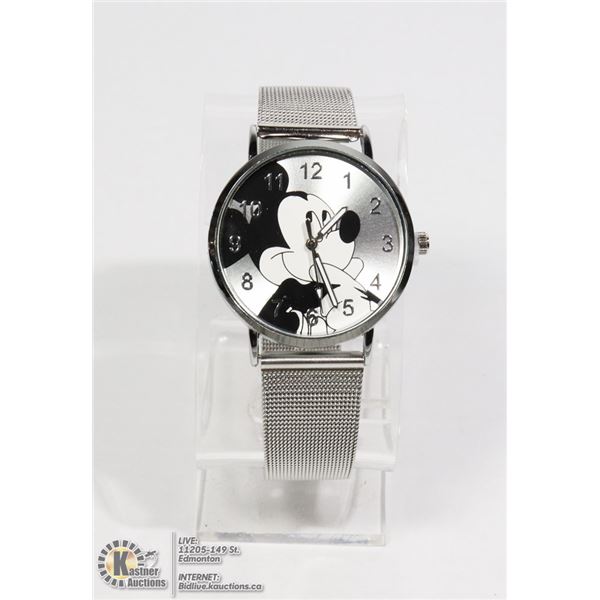 MICKEY MOUSE WATCH STAINLESS STEEL