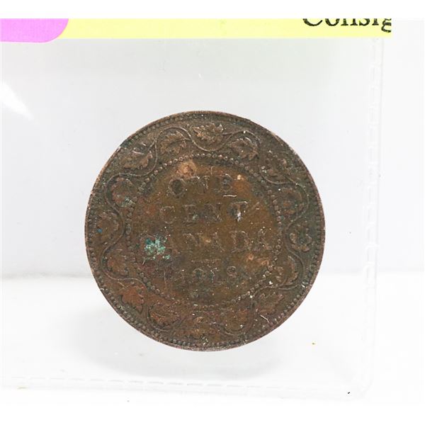 CAD 1918 LARGE PENNY