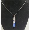 Image 1 : SODALITE STONE IN STAINLESS SHEATH NECKLACE
