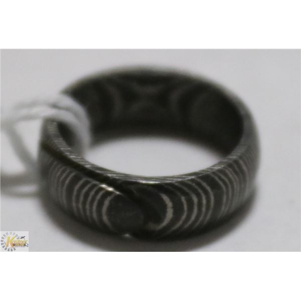 DAMACUS - HAND MADE STEEL RING- NEW (11)