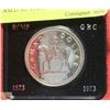Image 1 : 1973 CANADIAN RCMP COMMER. CASED SILVER DOLLAR