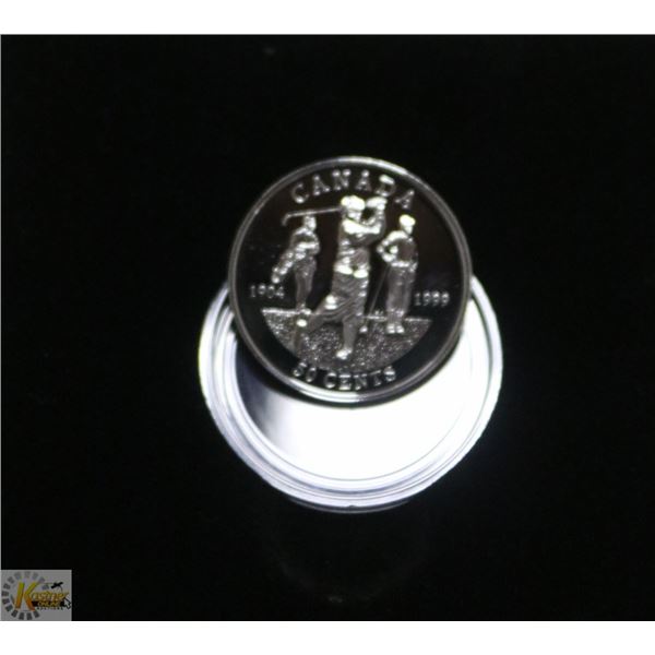 1999 CANADIAN OPEN GOLF STERLING SILVER CASED