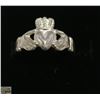 Image 1 : VINTAGE .925 STERLING IRISH CLADDAGH RING SZ 9