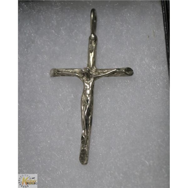 SOILD .925 SILVER CRUCIFIX 2"