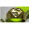 Image 1 : 18K GOLD FILLED SUPERMAN RING