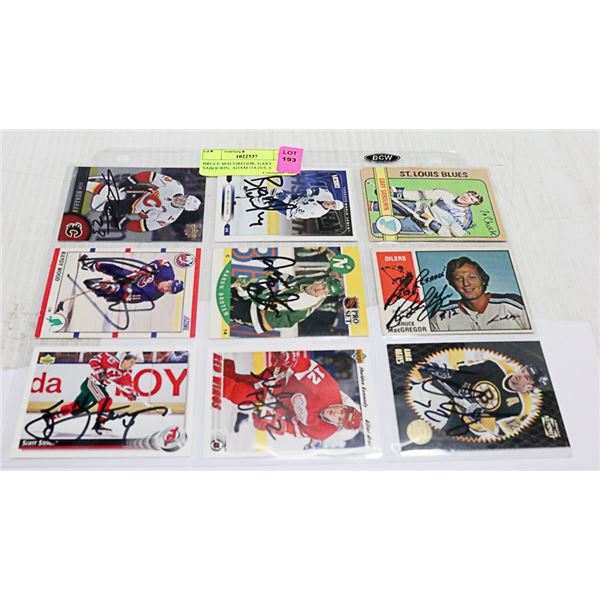 BRUCE MACGREGOR; GARY SABOURIN; ADAM OATES; 6