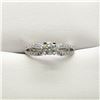 Image 1 : 10) 10 KARAT WHITE GOLD DIAMOND RING
