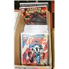 Image 1 : BOX OF MARVEL CAPTAIN AMERICA COMICS
