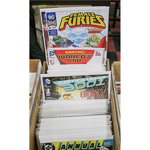 BOX WITH 110  ALL  #1 ISSUE COMICS