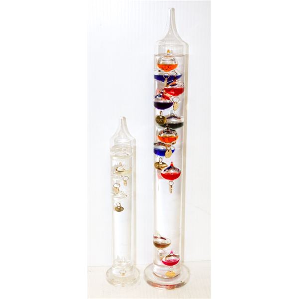 SET OF 2 GALILEO THERMOMETERS