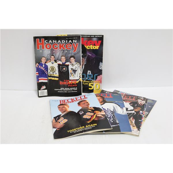 90s HOCKEY MAGAZINES SUCH AS 2001-02 CANADIAN