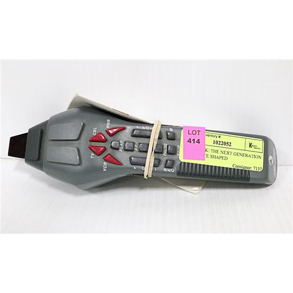STAR TREK: THE NEXT GENERATION TV REMOTE SHAPED