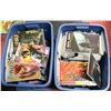 Image 1 : 2 LARGE TOTES WITH ASSORTED COMICS