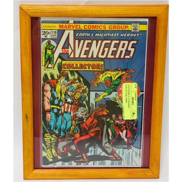 AVENGERS #119 FRAMED COLLECTOR COMIC