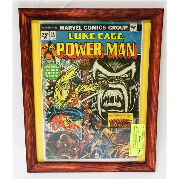 LUKE CAGE POWERMAN #19 FRAMED COLLECTOR COMIC