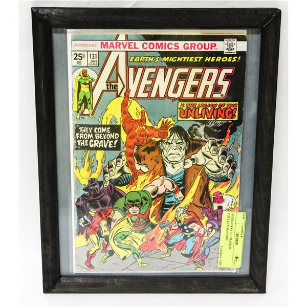 AVENGERS #131 FRAMED COLLECTOR COMIC