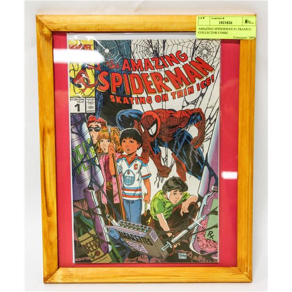 AMAZING SPIDERMAN #1 FRAMED COLLECTOR COMIC