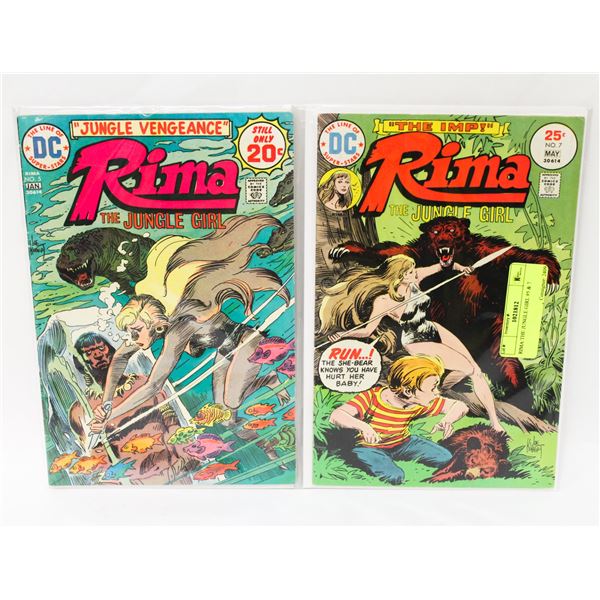 RIMA THE JUNGLE GIRL #5 & 7