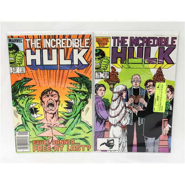INCREDIBLE HULK #387 & 380 HIGH GRADE