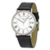 Image 1 : AUTHENTIC LONGINES WHITE FACE DATE LEATHER STRAP