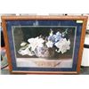 Image 1 : SHOWHOME FRAMED TEAPOT & FLOWERS PRINT 38 X 31