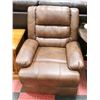 Image 1 : NEW BROWN LEATHERETTE RECLINING CHAIR