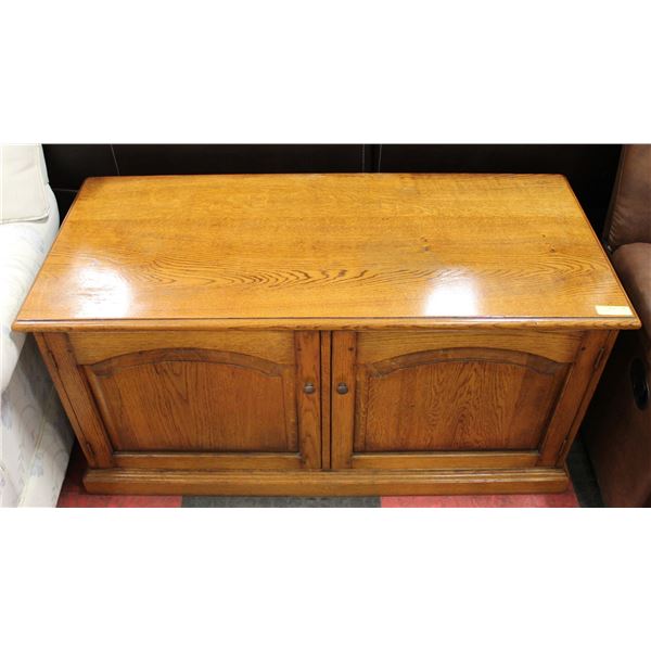 OAK CABINET 47" X 21" X 23"