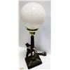 Image 3 : CHARLIE CHAPLIN 1950'S CHALKWARE GLOBE LAMP