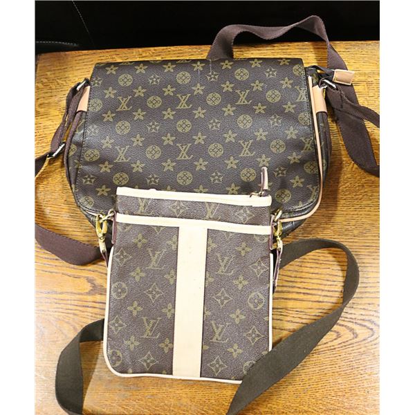 REPLICA -LOUIS VUITTON DUST COVER & 2 PURSES