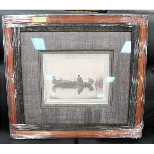 EDWARD CURTIS FRAMED WALL ART PRINT 25"X28"