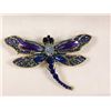 Image 1 : DRAGONFLY RHINESTONE BROOCH