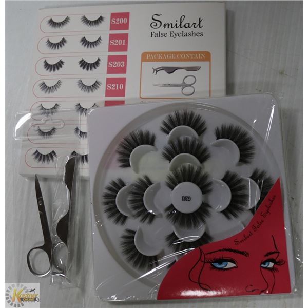 FALSE EYELASH KIT WITH TOOLS