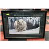 Image 1 : ROBERT BATEMAN 1987 LARGE FRAMED LYNX PICTURE