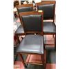 Image 1 : LOT OF 3 HIGH BACK CHAIRS