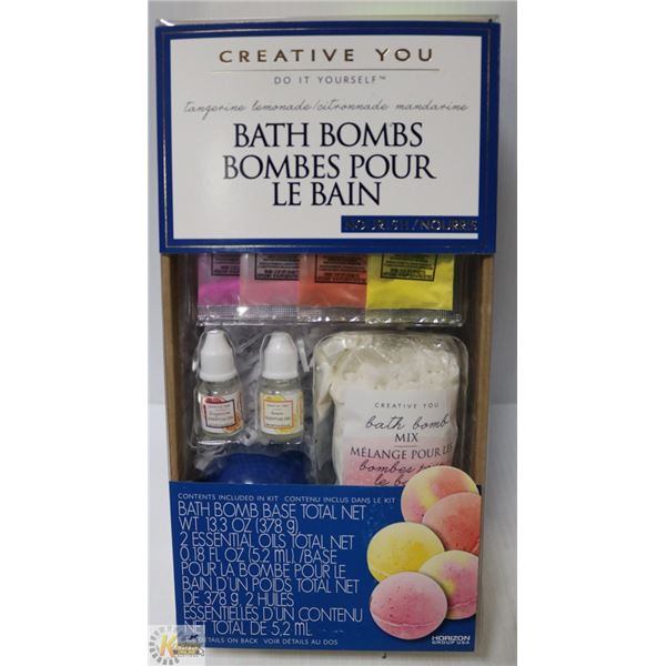 CREATIVE YOU CREATE YOUR OWN BATH BOMBS ( NOURISH