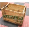 Image 1 : 1972 CANADA DRY WOOD CRATE GREAT COLOURS