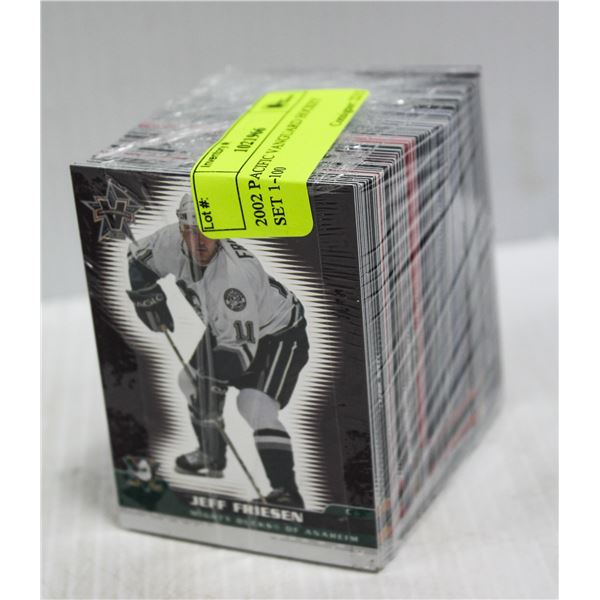 2002 PACIFIC VANGUARD HOCKEY SET 1-100