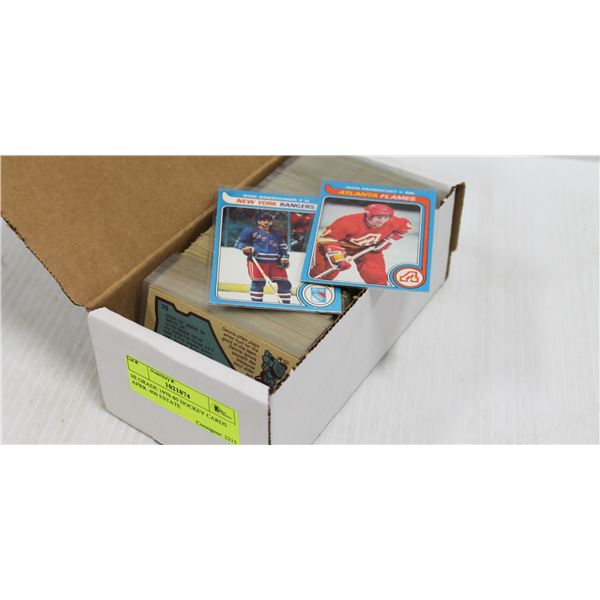 HI GRADE 1979-80 HOCKEY CARDS APRR. 400 ESTATE