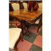Image 4 : LARGE DINING ROOM TABLE WITH 6 MATCHING CHAIRS