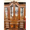 Image 2 : LARGE WOOD CARVED STYLED BUFFET & HUTCH