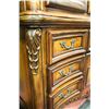 Image 4 : LARGE WOOD CARVED STYLED BUFFET & HUTCH
