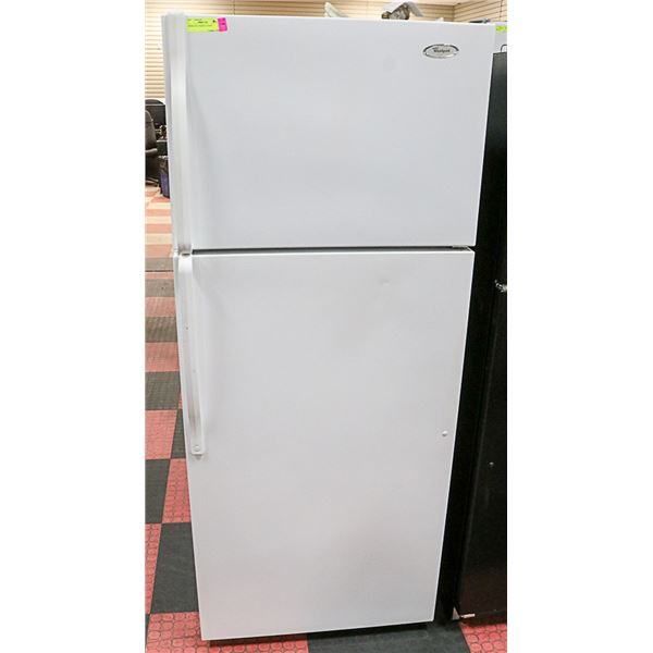 WHIRLPOOL FRIDGE 18 CU FT