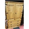 Image 1 : SOLID WOOD ARMOIRE 42" X 23" X 71"
