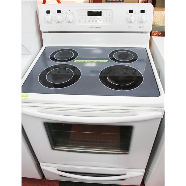 FRIGID AIRE DOUBLE OVEN SMALL DENT
