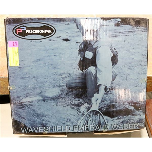 NEW WAVE SHIELD HIP WADERS - SIZE 8